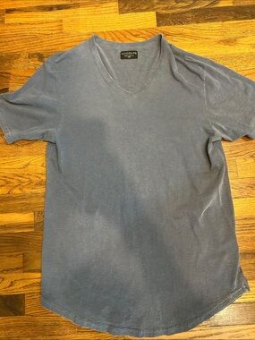 Goodlife Men's V-Neck Tee in Slate Blue